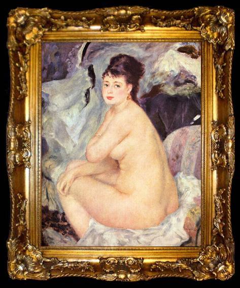 framed  Pierre-Auguste Renoir Weiblicher Akt, ta009-2
